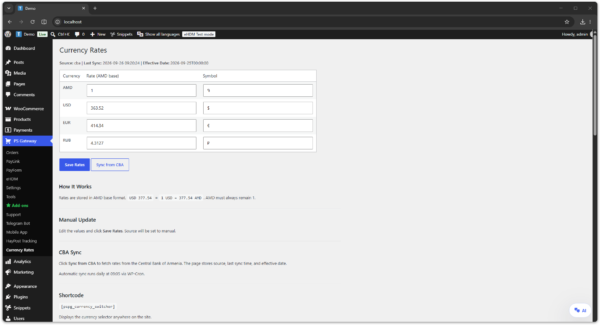 1 Currency Switcher Add-On