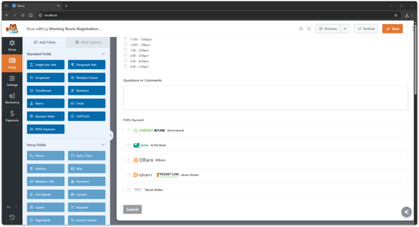 1 WPForms Integration Add-on